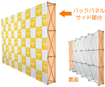 バックパネルサイド部分 裏面